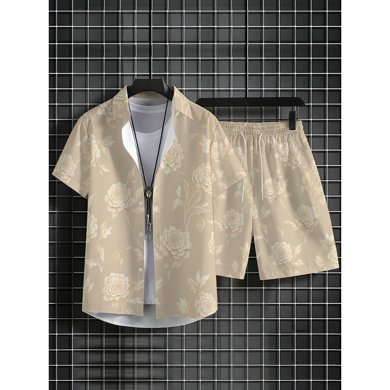 Setelan Kemeja dan Celana Pend - Mens Fashion Casual Outfits ulasan dan harga