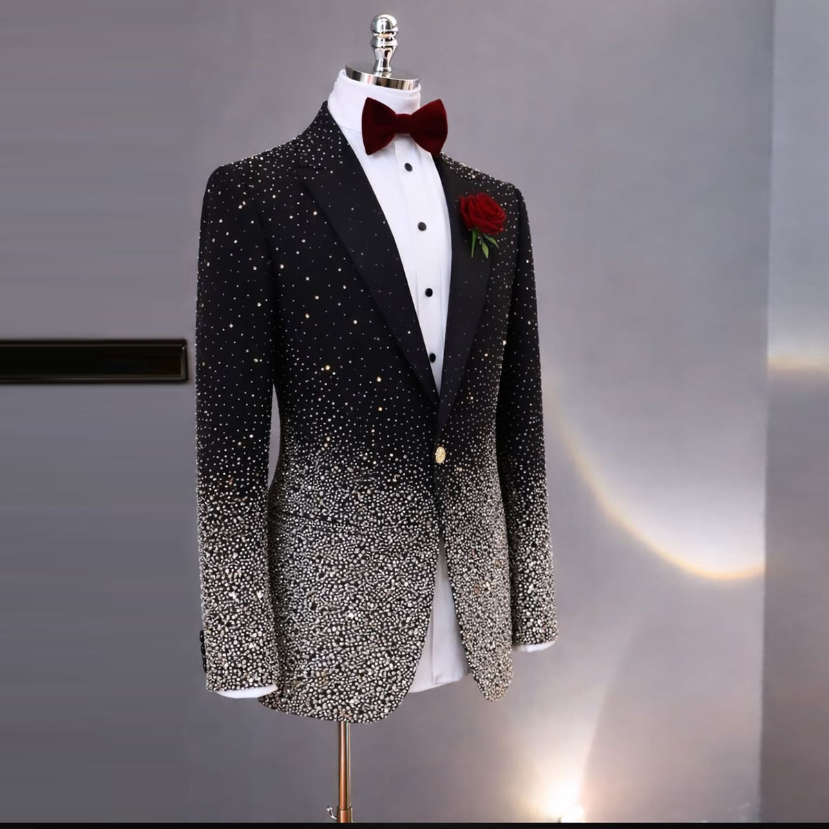 Jas Pria Berlian Imitasi Tampa - Slim Fit Blazer Men ulasan dan harga