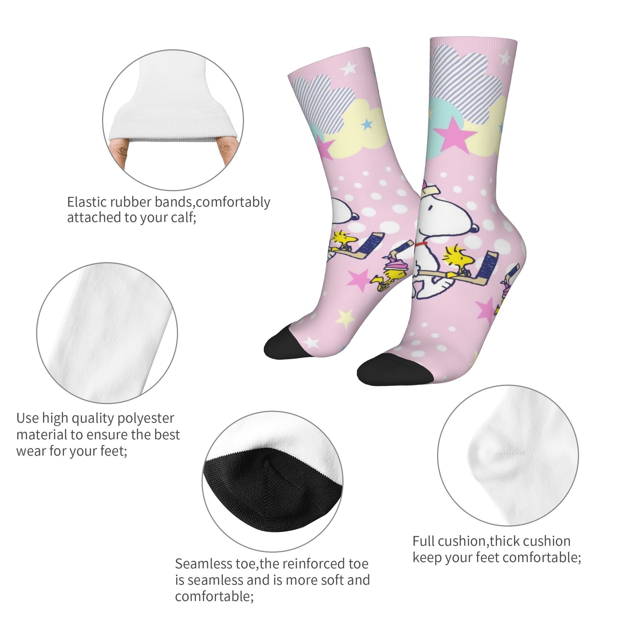 Kaus Kaki S-Snoopys Lucu Kartu - Men'S Fashion Youtube ulasan dan harga