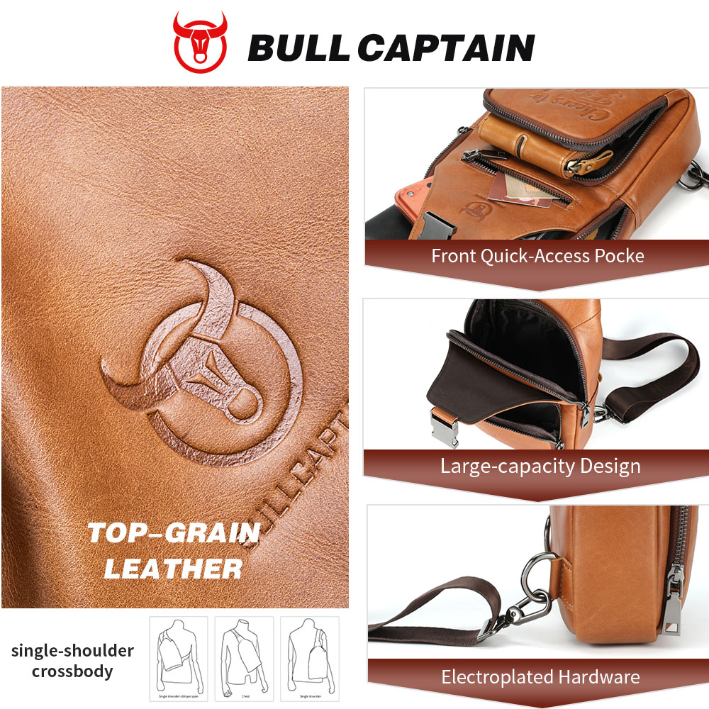 BULLCAPTAIN Tas Dada Kulit Asl - Mens Fashion Blog ulasan dan harga