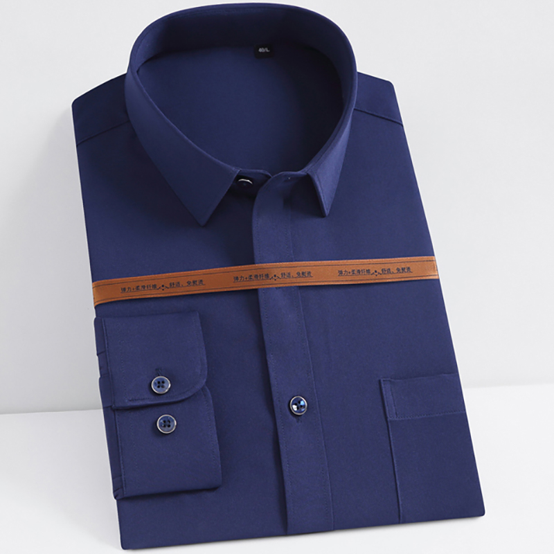 Baju Formal Bisnis Pria Lengan - Dress Shirt Non-Iron ulasan dan harga