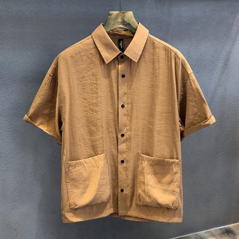 Kain Sutra Es Pendingin Set Ol - Mens Fashion Casual Outfits ulasan dan harga