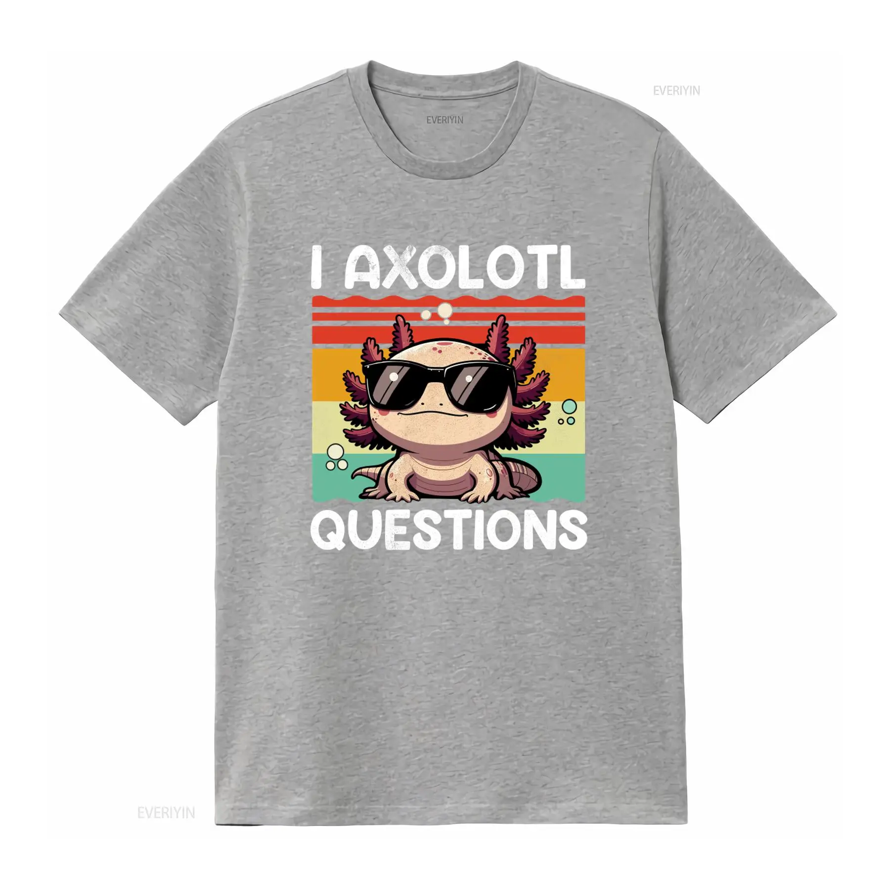 Kaos Retro Vintage I Axolotl Q - Men'S Fashion Questions ulasan dan harga