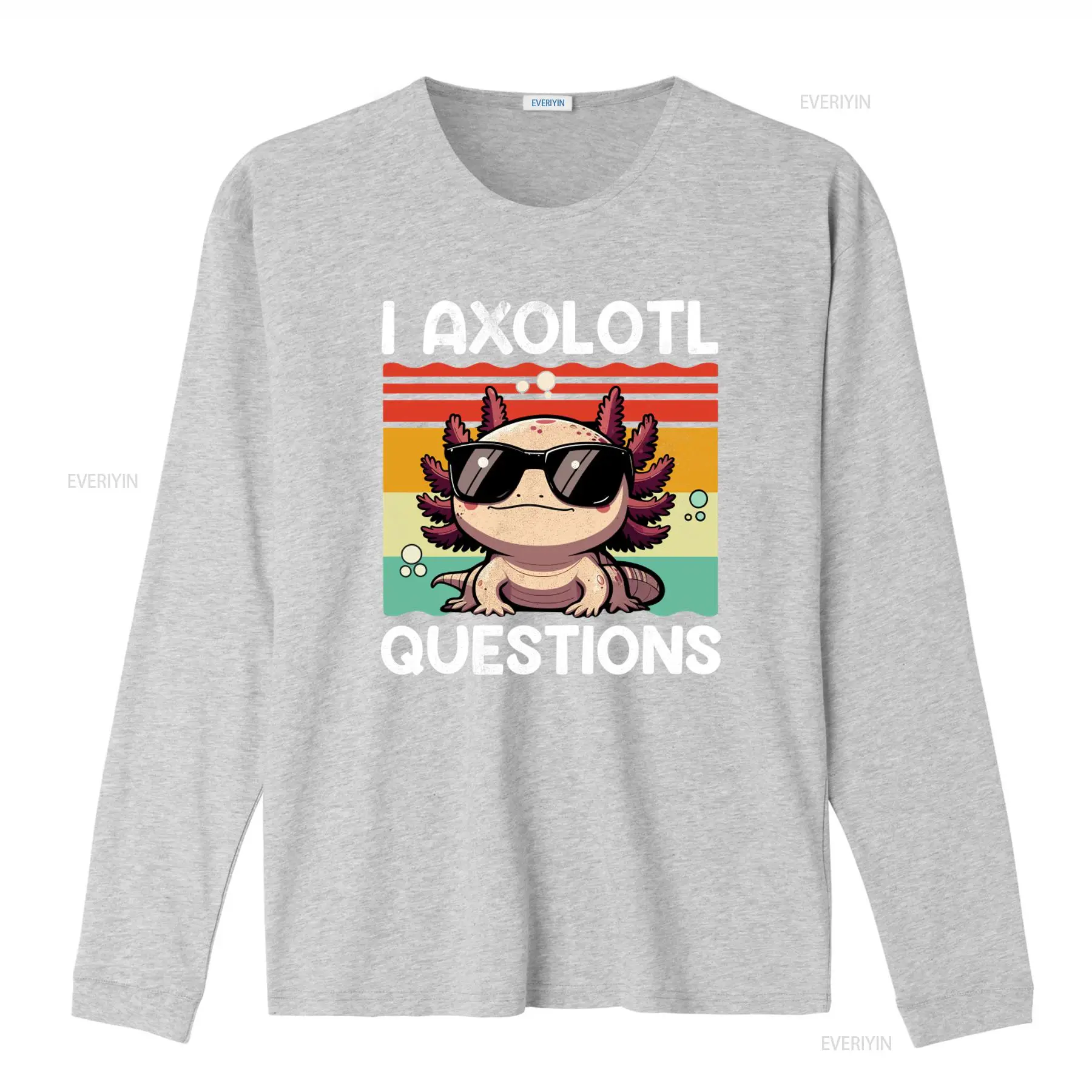 Kaos Retro Vintage I Axolotl Q - Men'S Fashion Questions ulasan dan harga