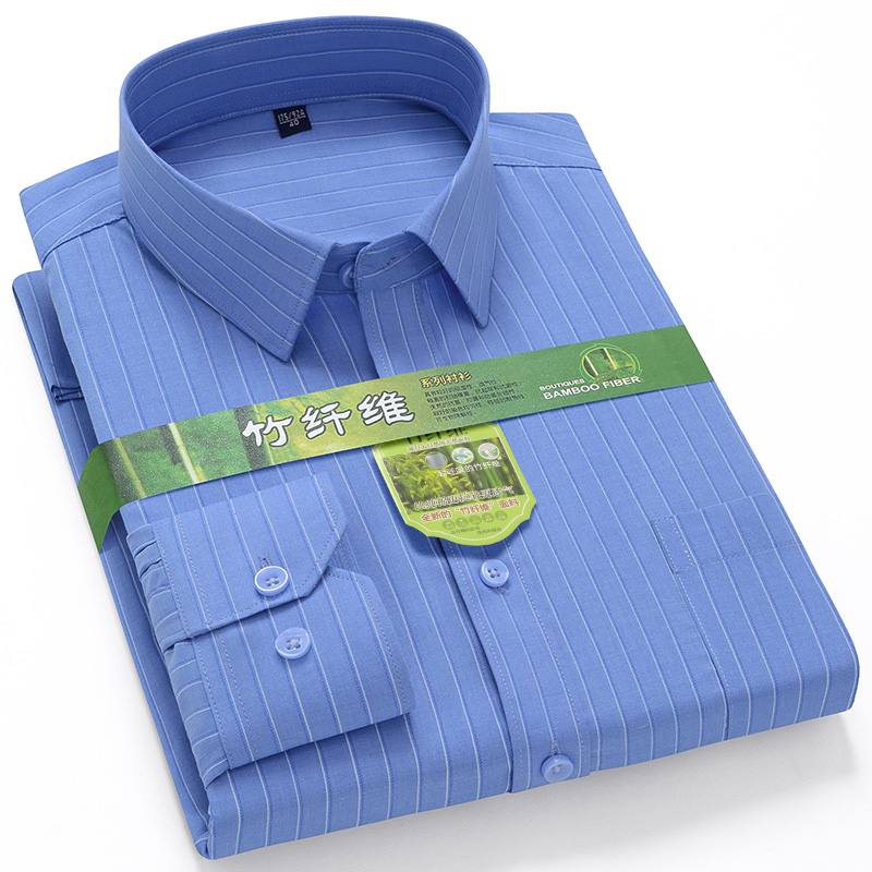 Kemeja Serat Bambu Pria Ukuran - Dress Shirt Non-Iron ulasan dan harga