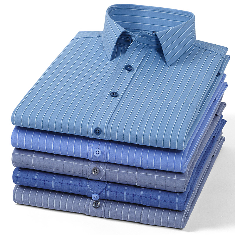 Kemeja Serat Bambu Pria Ukuran - Dress Shirt Non-Iron ulasan dan harga
