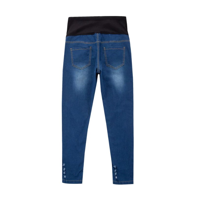 Celana Jeans Denim Katun Model - Skinny Jeans Ripped ulasan dan harga