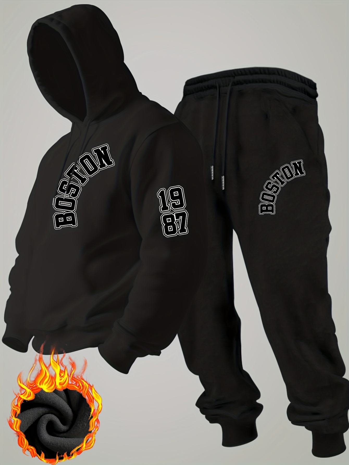 2026 Setelan Hoodie Fleece Mus - Men'S Fashion Hoodie ulasan dan harga