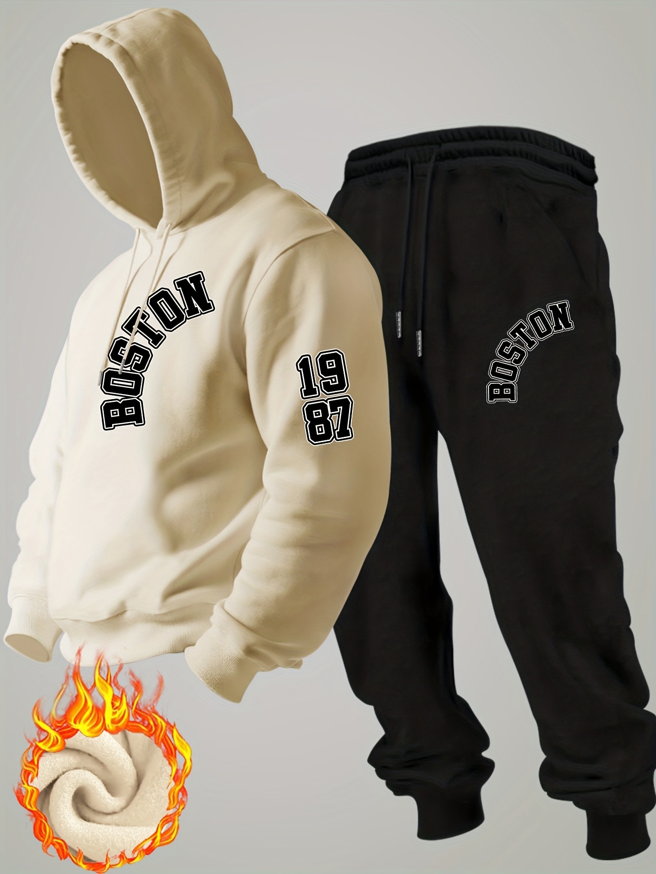 2026 Setelan Hoodie Fleece Mus - Men'S Fashion Hoodie ulasan dan harga