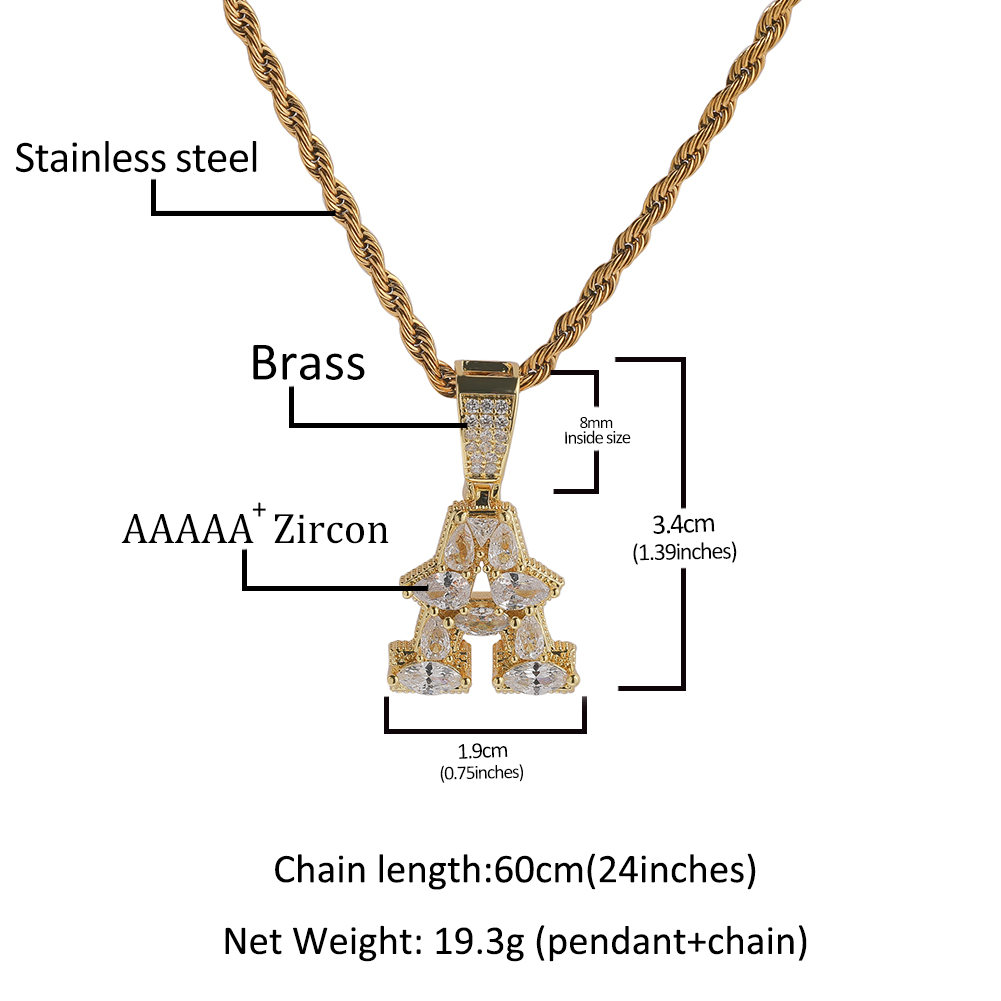 THE BLING KING Liontin Custom  - Men Fashion King ulasan dan harga