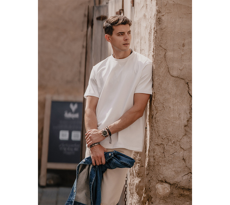 Kaus Katun Pria Lengan Pendek  - Men'S Fashion Looks 2026 ulasan dan harga