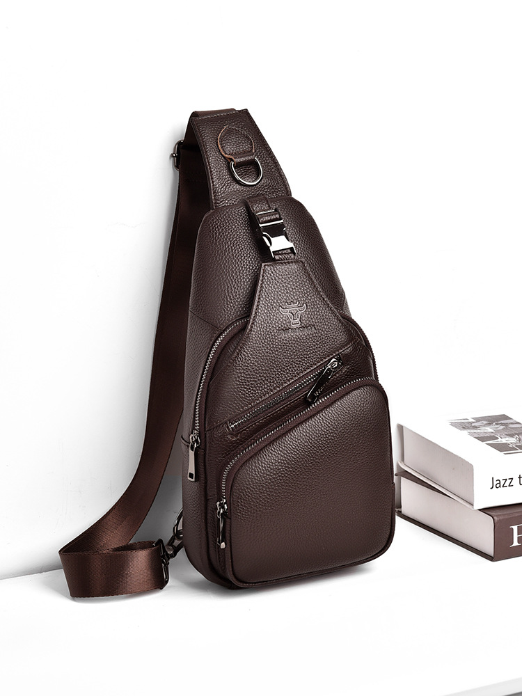 Tas Dada Pria Kulit Asli 2026  - Men Fashion Korean Style ulasan dan harga