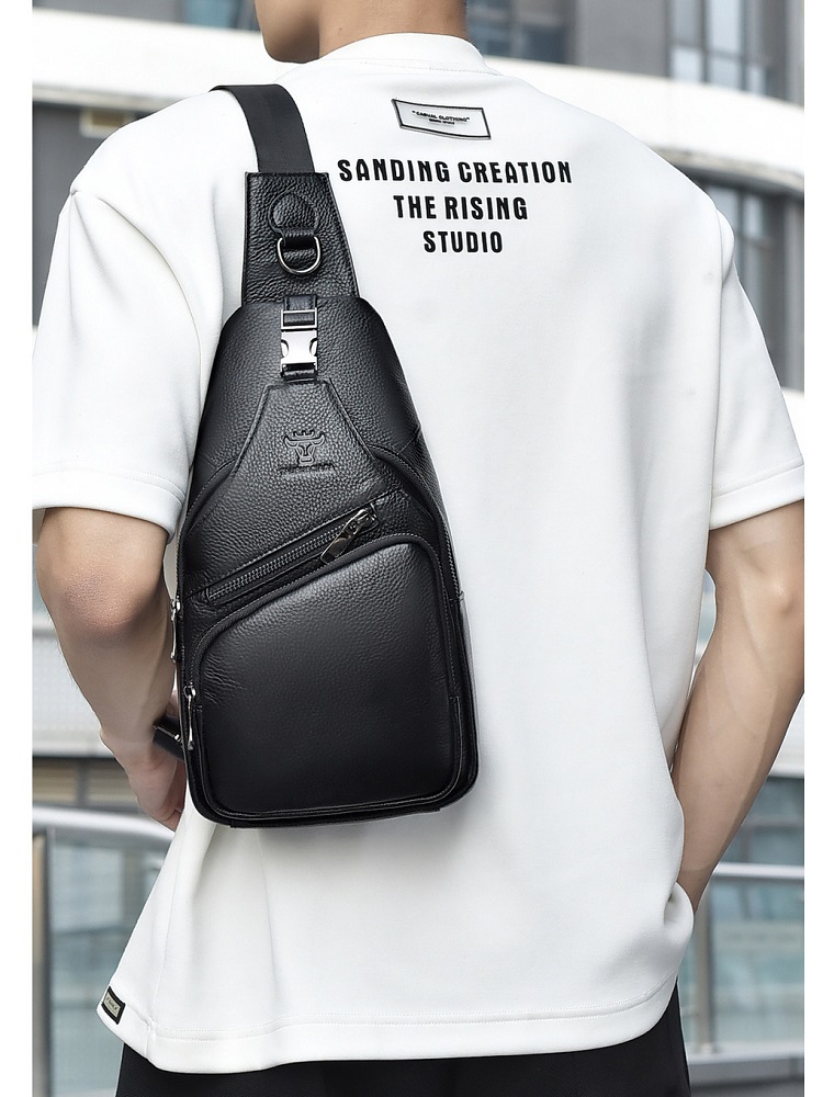 Tas Dada Pria Kulit Asli 2026  - Men Fashion Korean Style ulasan dan harga